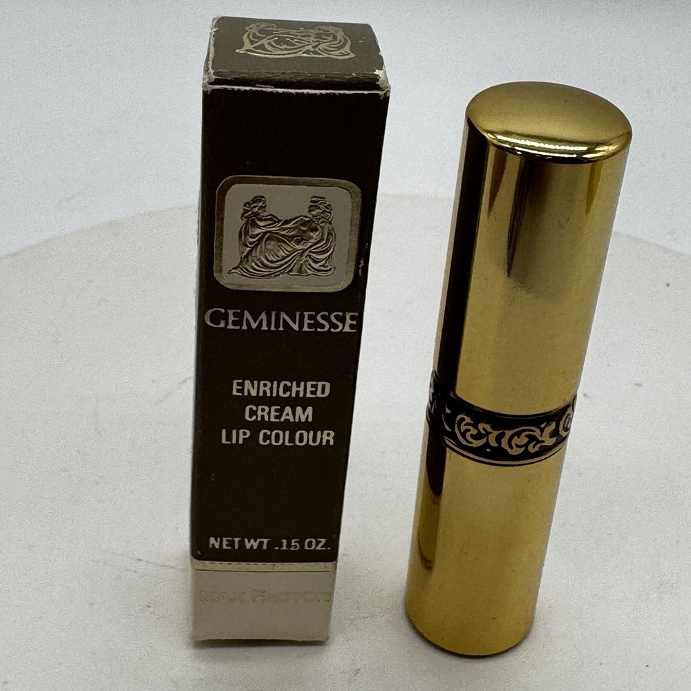 Vtg Max Factor Tawny Claret Frost Hollywood 70s Geminesse Cream Lipstick NOS Box